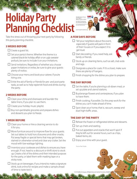 Holiday & Christmas Party Planning .